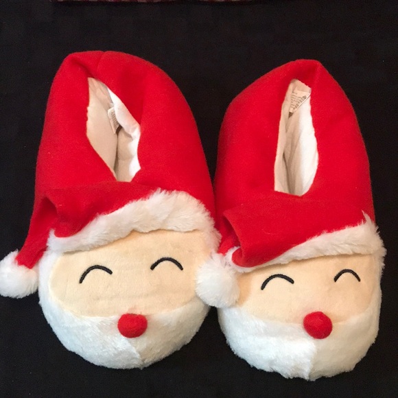 Target Shoes - Santa Slippers, Plush Target Shoes - Santa Slippers, Plush